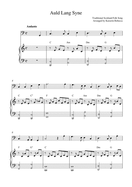 Auld Lang Syne (arr. Kaiserin Rebecca)