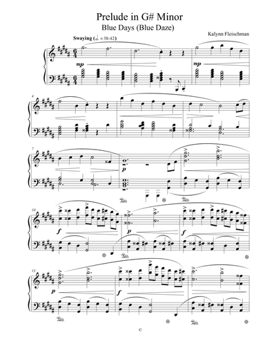 Prelude in G# Minor: Blue Days (Blue Daze)