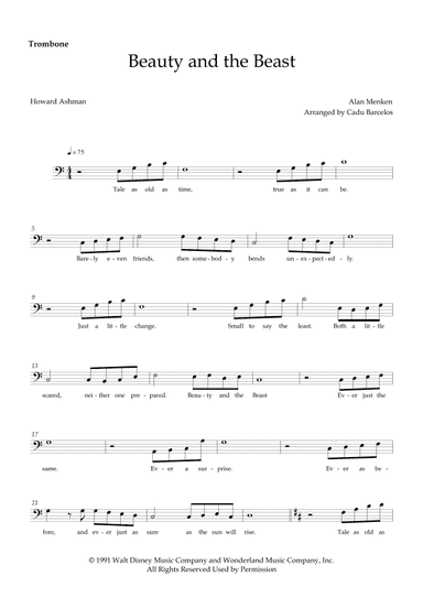Beauty And The Beast (arr. Cadu Barcelos)