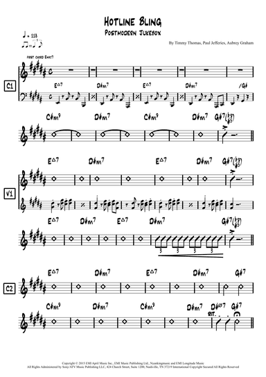 Hotline Bling (arr. Lef Germenlis)