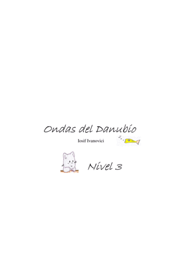 Valse Ondas del Danubio. Iosif Ivanovici. Nivel 3. (arr. Music Fingers)
