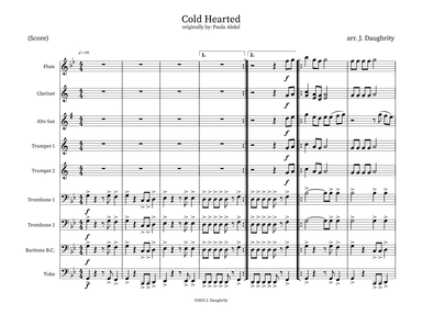Cold-hearted (arr. J. Daughrity)