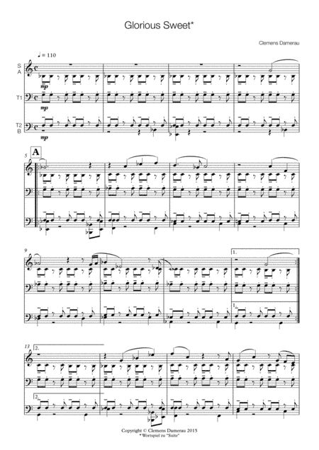 Glorious Sweet (Suite)