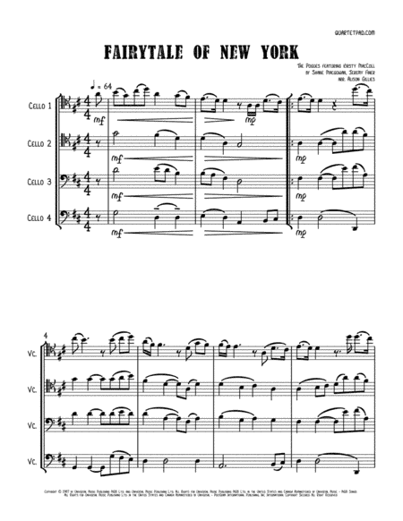 Fairytale Of New York (arr. Alison Gillies)