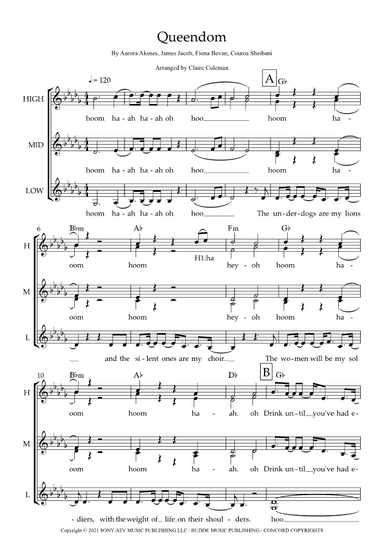Queendom (arr. Claire Coleman)