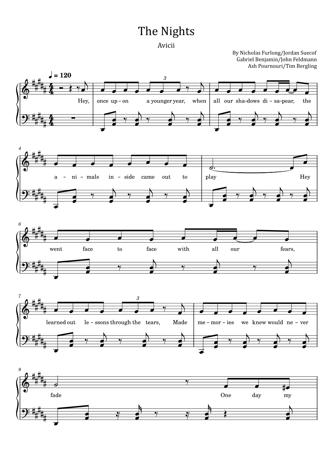 The Nights (arr. poon)