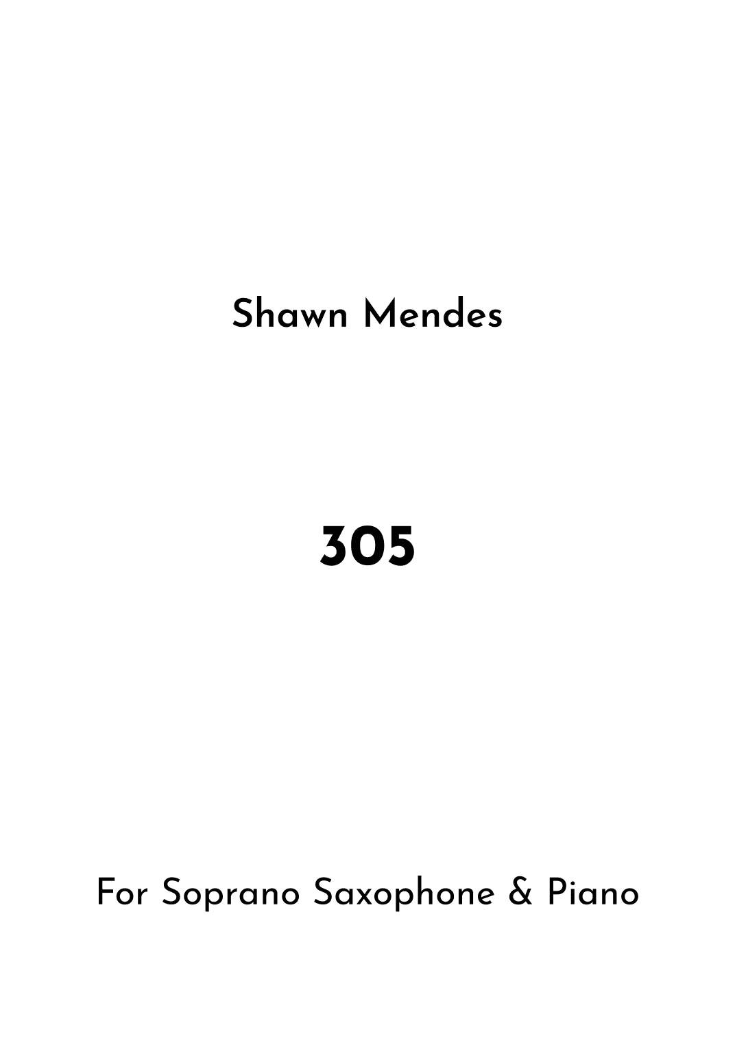 305 (arr. Jireh J.)