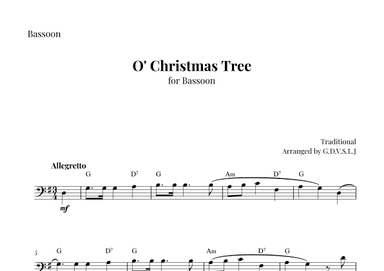 O' Christmas Tree (arr. G.D.V.S.L.J)