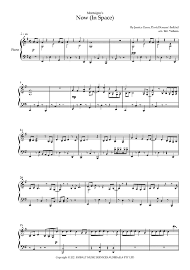 Now In Space (arr. Tim Yarham)