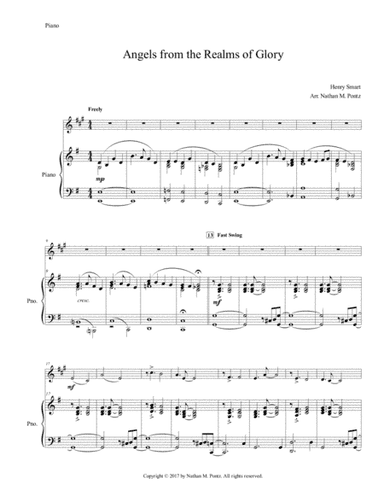 Angels from the Realms of Glory (arr. Nathan M. Pontz)