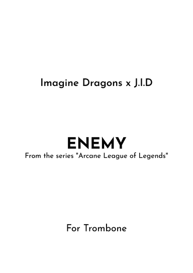 Enemy (arr. Jireh J.)