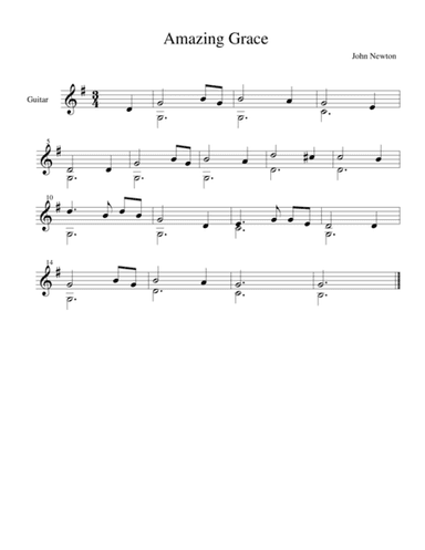 Easy Classical Guitar Hymns (arr. J.L. Case)