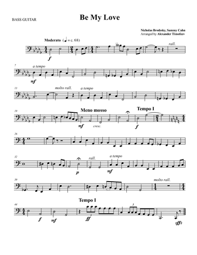 Be My Love (arr. Alexander Timofeev)