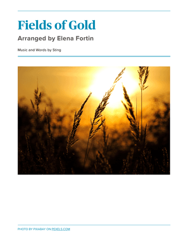 Fields Of Gold (arr. Elena Fortin)