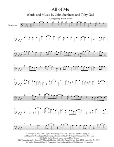 All Of Me (arr. Kevin Busse)