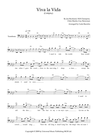 Viva La Vida (arr. Cadu Barcelos)