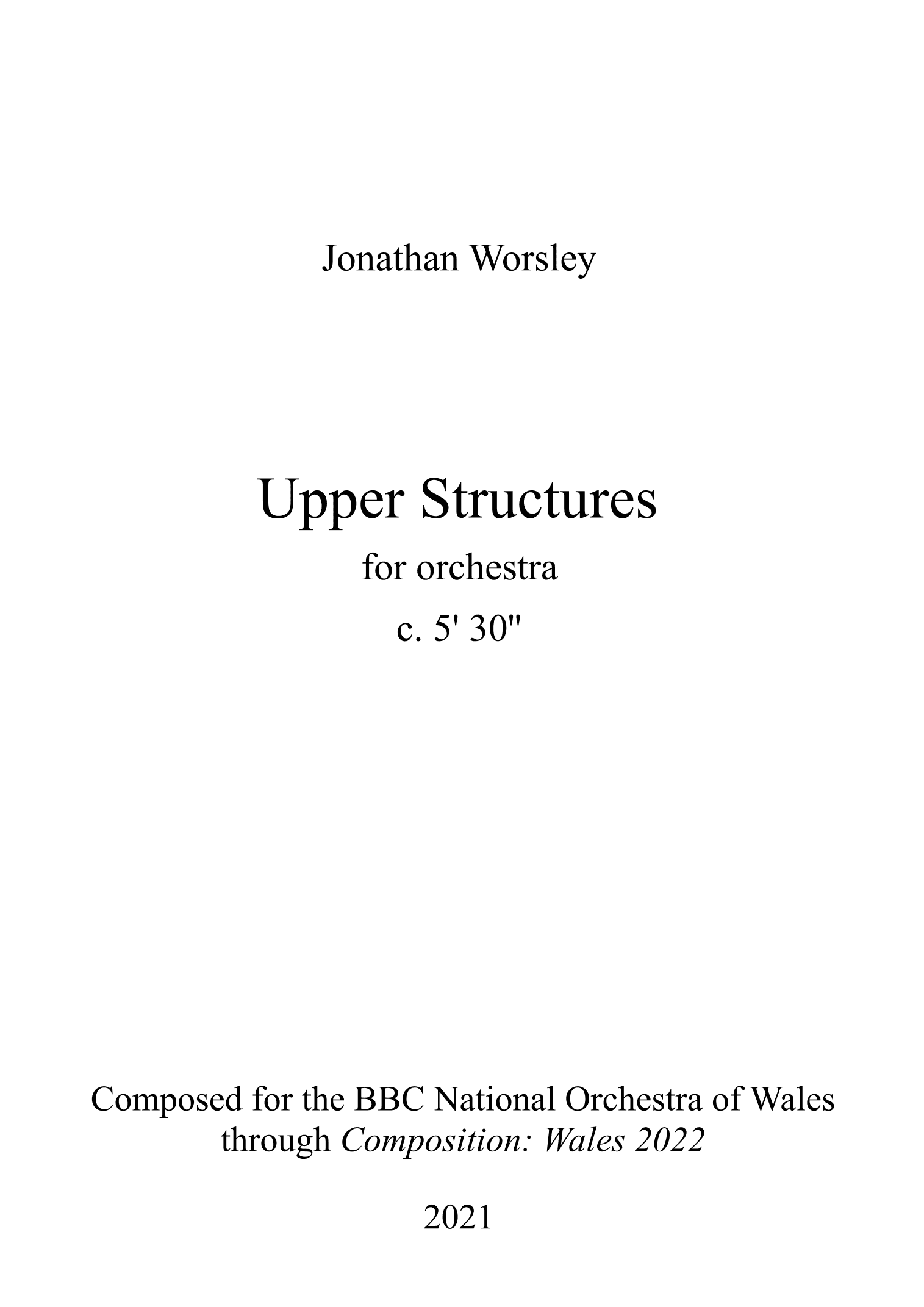Upper Structures