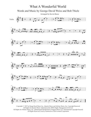 What A Wonderful World (arr. Kevin Busse)
