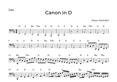 Canon in D (arr. Alex Nunes Rodrigues)