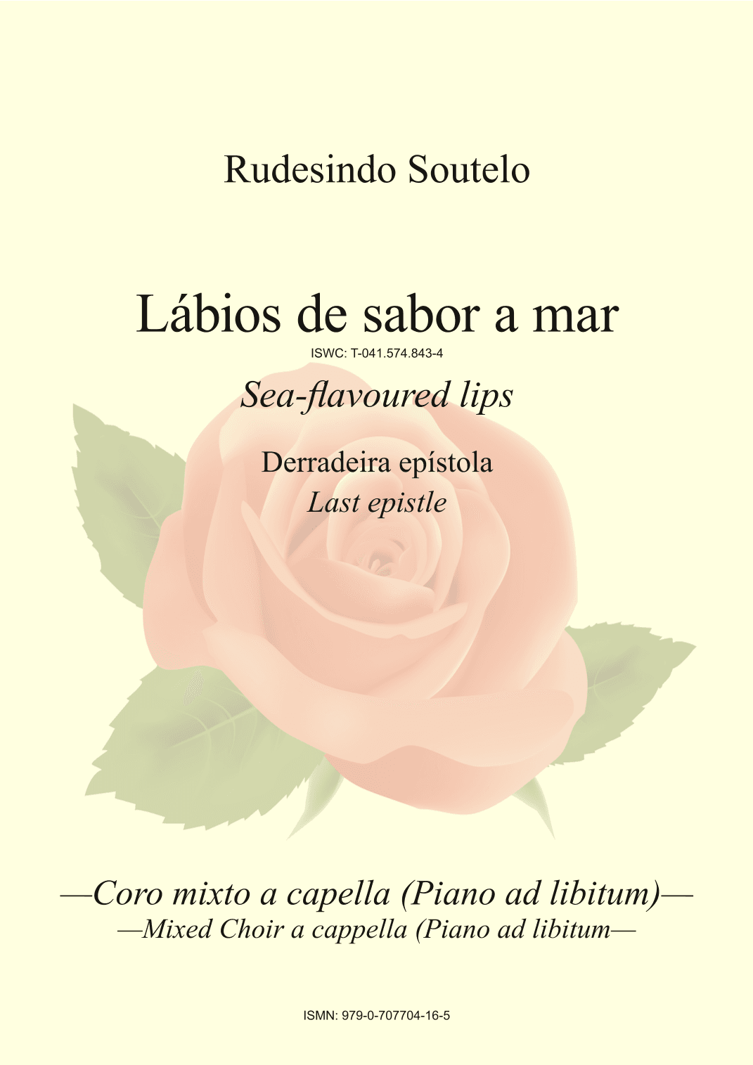 Lábios de sabor a mar / Sea flavour lips (Choir+Piano)