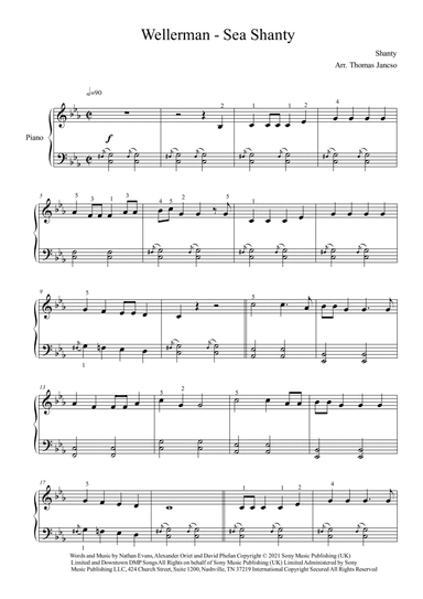 Wellerman (arr. Thomas Jancso)