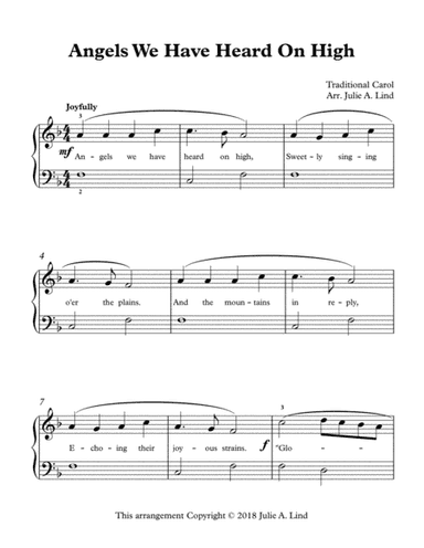 Angels We Have Heard on High (arr. Julie A. Lind)