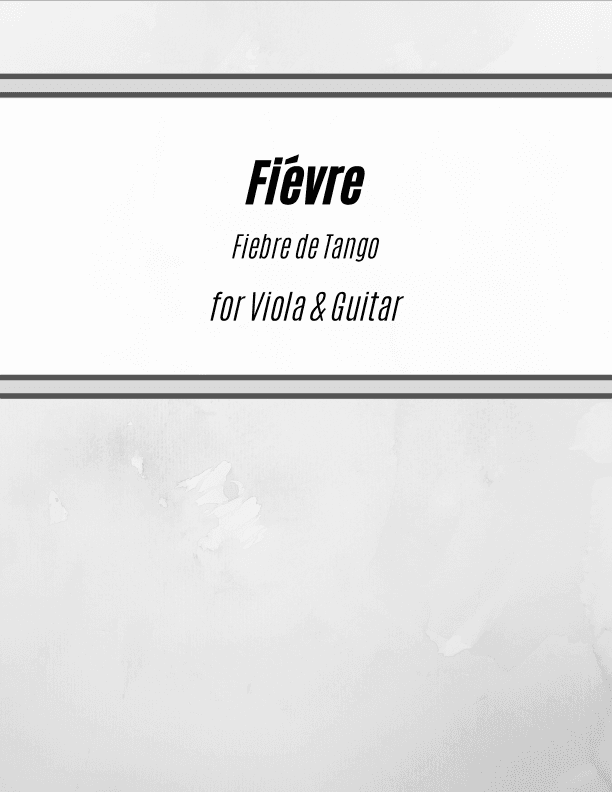 Fievre (fiebre De Tango) (arr. Kenneth Pasciak)