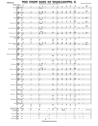 The Fight Song of Wossamotta U