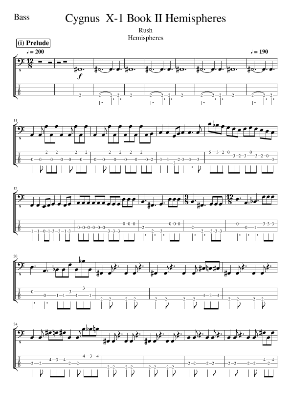 Cygnus X-1 Book Ii: Hemispheres (arr. Tracy Dean McCallum)