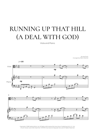 Running Up That Hill (arr. Pedro Merendi)