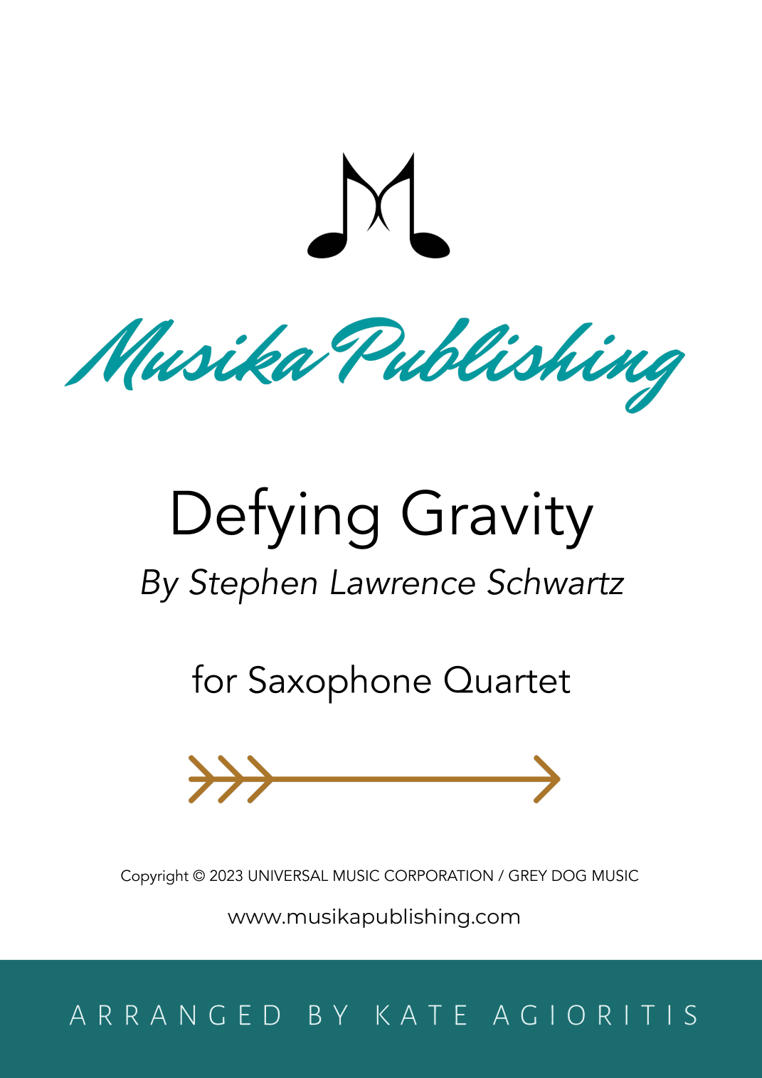 Defying Gravity (arr. Kate Agioritis)