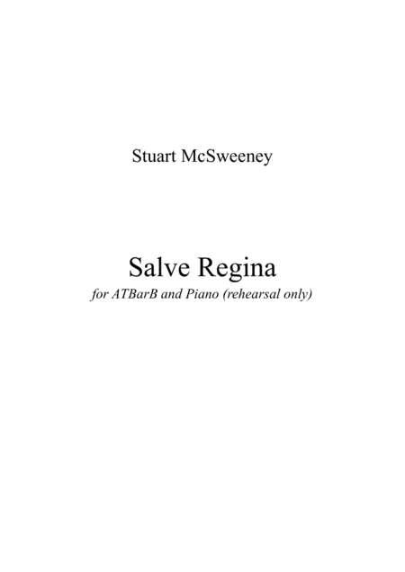 Salve Regina (ATBarB)