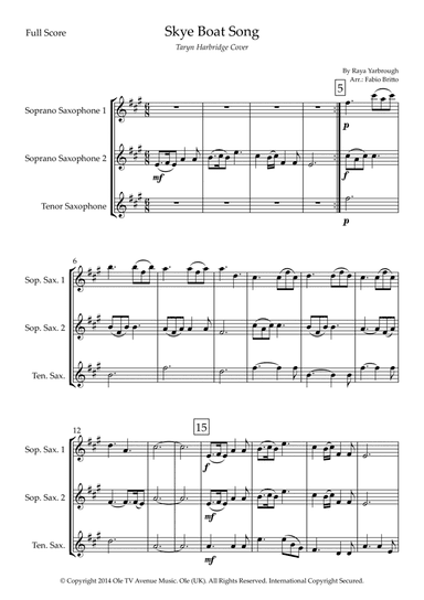 Skye Boat Song (arr. Fabio Britto)