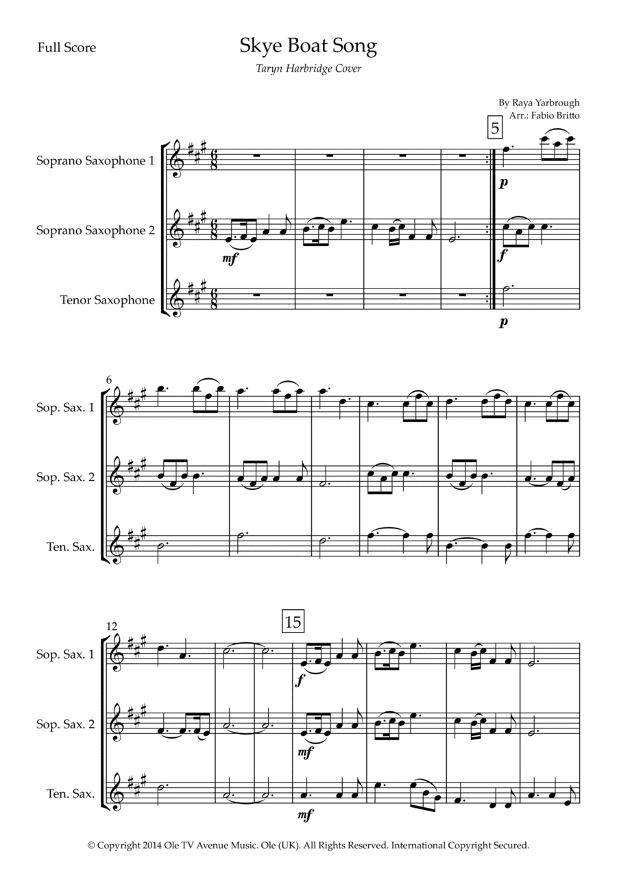 Skye Boat Song (arr. Fabio Britto)