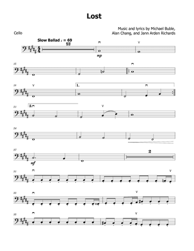 Lost (arr. David Lartey)