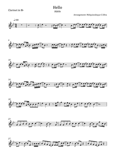 Hello (arr. Melquisedeque C.Silva)