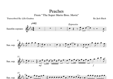 Peaches (arr. Sr. Guaima)