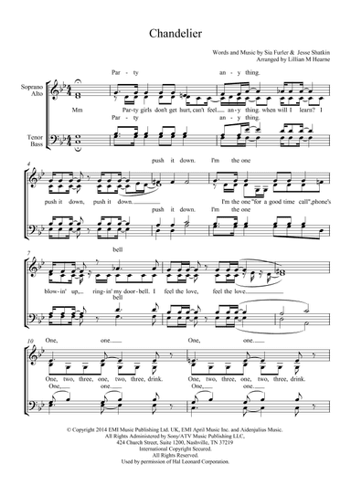 Chandelier (arr. Lillian M. Hearne)