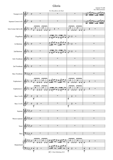 Vivaldi Gloria 1st move for brass band & Choir (arr. Phil Lawrence)