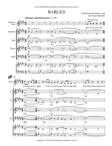 Barges (arr. Grant Edwards)