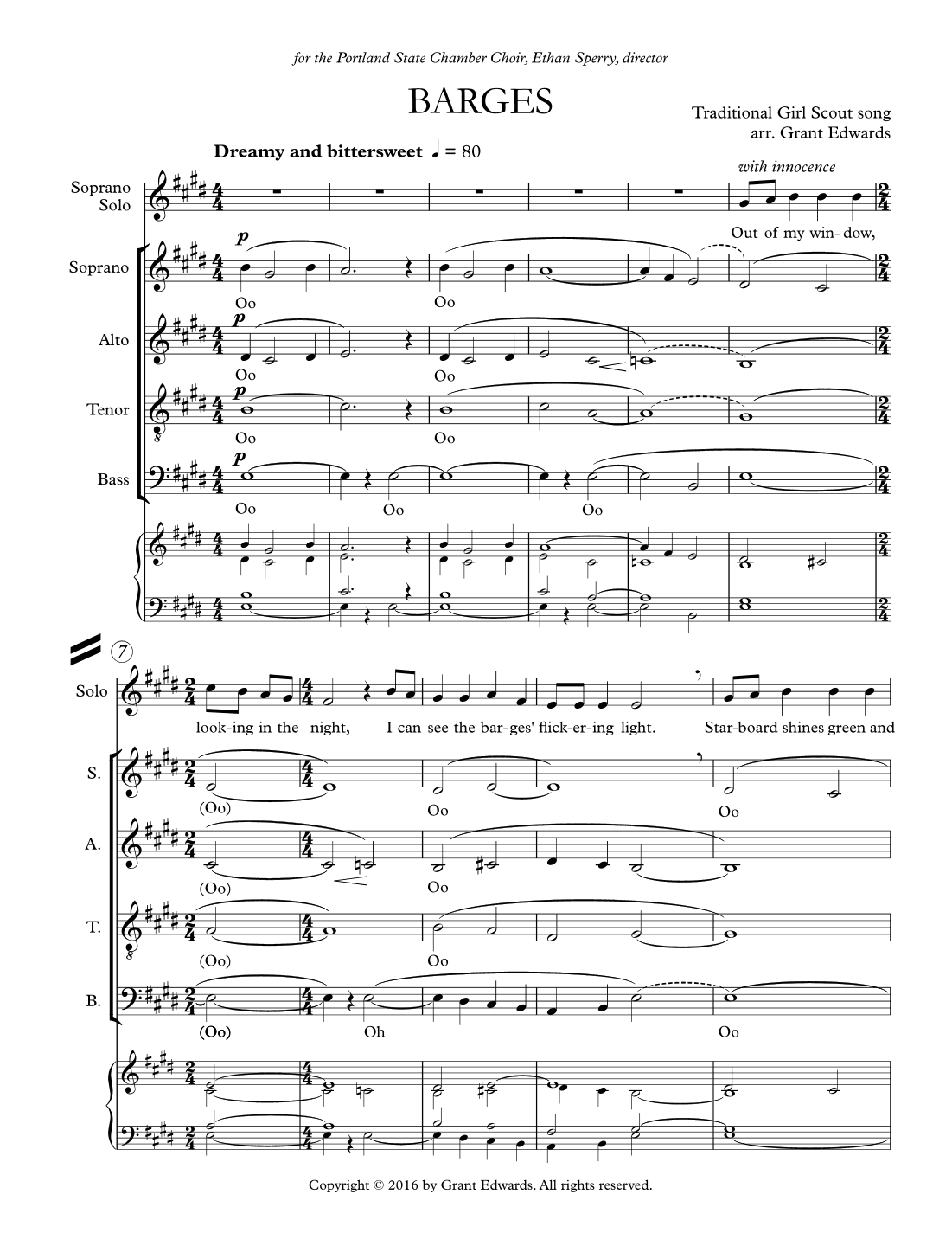 Barges (arr. Grant Edwards)