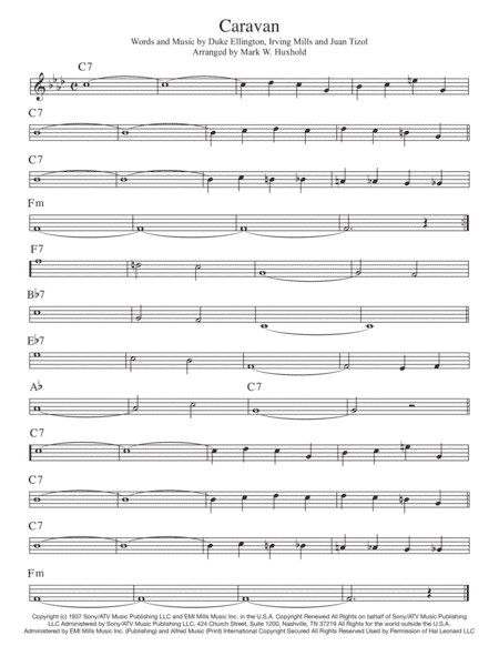 Caravan  featured in SOPHISTICATED LADIES (arr. Mark W. Huxhold)