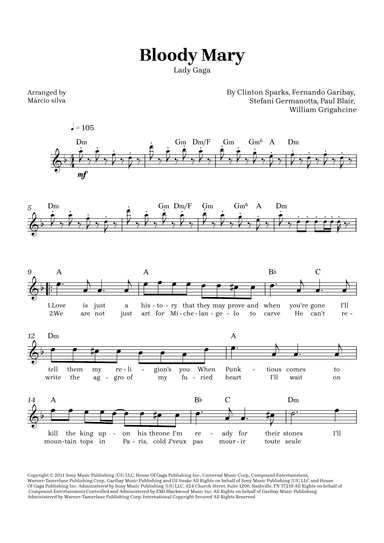 Bloody Mary (arr. Márcio Silva)