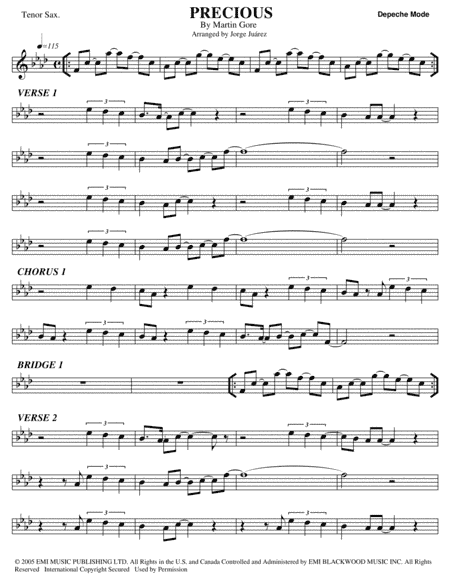 Precious (arr. Jorge Juárez)