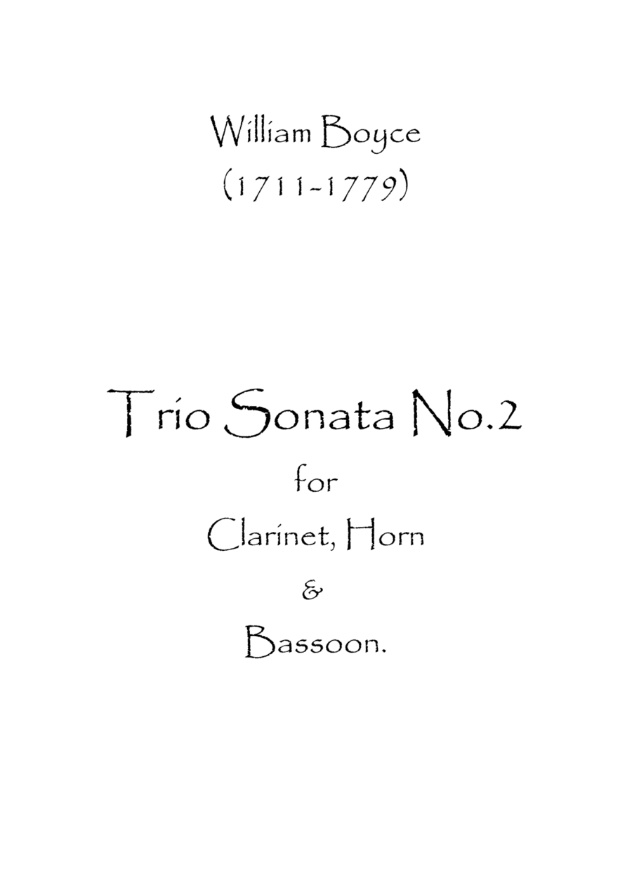 Trio Sonata No.2 (arr. Spence Bundy)