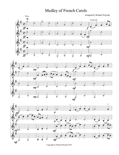Medley of French Carols (arr. Michael Woytiuk)
