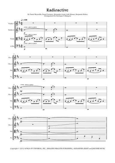Radioactive (arr. Henrique F Mangoni)