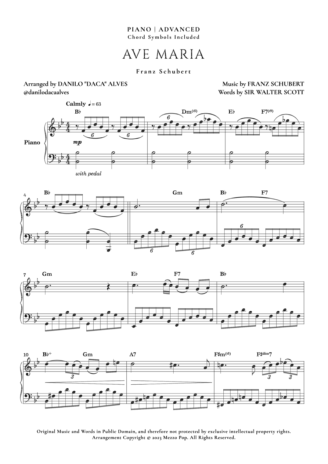 Ave Maria (arr. Danilo "Daca" Alves)