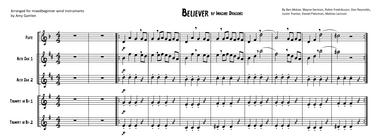 Believer (arr. Amy Gamlen)