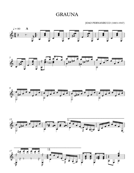 GRAUNA (arr. Globrazil Inc)
